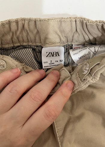 Zara Bej Erkek Çocuk Pantolonu Regular Fit