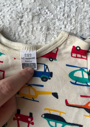 Sarı Uzun Kollu Baskılı Bebek Body - Görsel 2