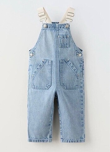 Zara Zara çocuk jean salopet