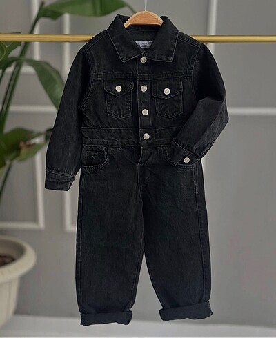 Zara çocuk denim tulum