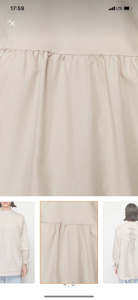 Bej Yüksek Yaka - Görsel 4