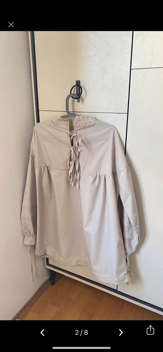 Bej Yüksek Yaka - Görsel 2