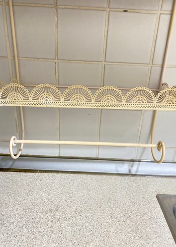 Bej Metal Duvar Tipi Ferforje - Görsel 5