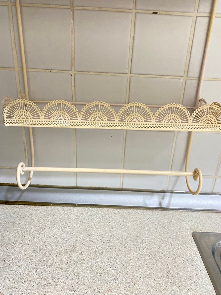 Bej Metal Duvar Tipi Ferforje - Görsel 5