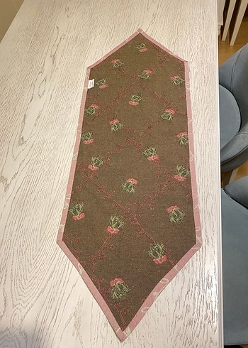 Pembe Pastel Masa Örtüsü (Runner) - Görsel 4