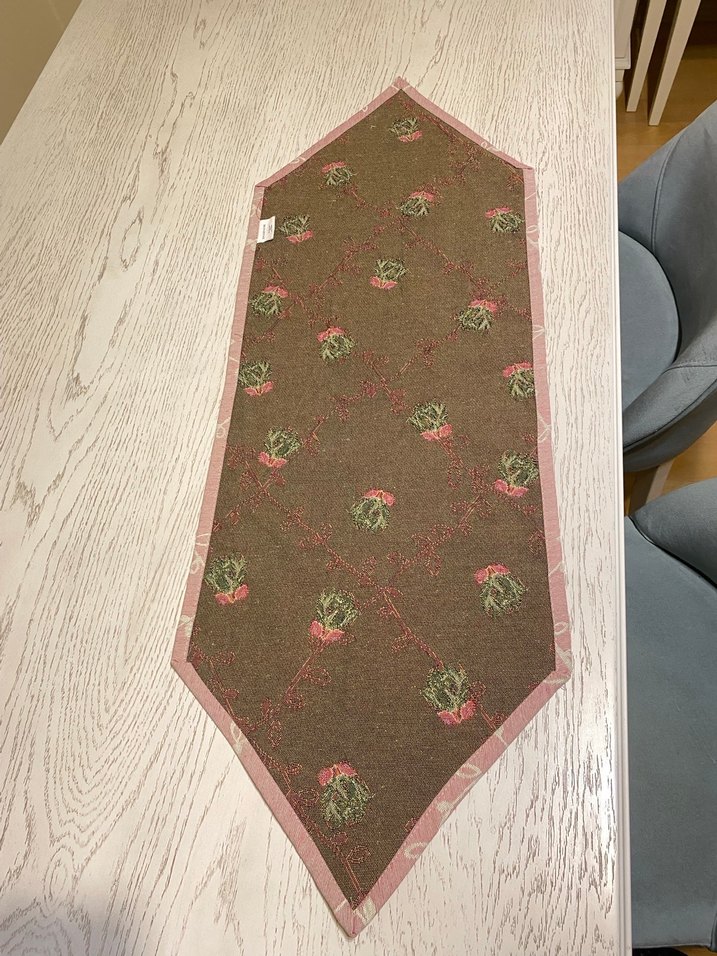 Pembe Pastel Masa Örtüsü (Runner) - Görsel 4