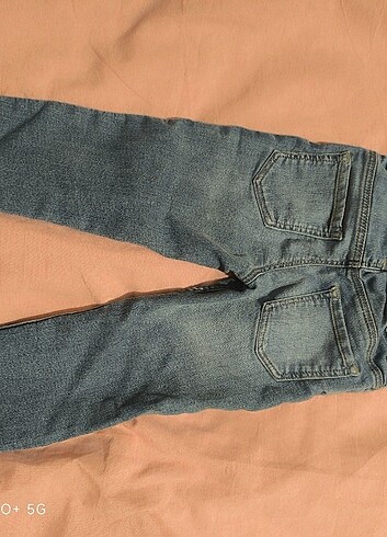 1,5 Yaş Beden mavi Renk Kot pantolon jean pantolon