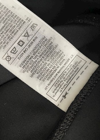 Siyah Kadın Spor Tayt - Orta Boy, Elastik - Görsel 5