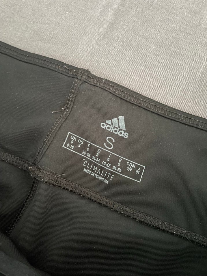 Siyah Kadın Spor Tayt - Orta Boy, Elastik - Görsel 4