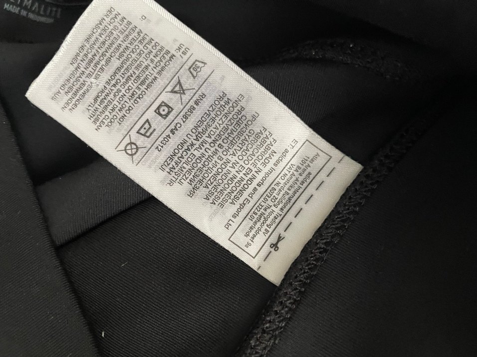 Siyah Kadın Spor Tayt - Orta Boy, Elastik - Görsel 5