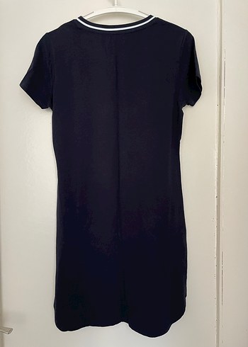 Baskılı kısa kollu günlük elbise - Görsel 3