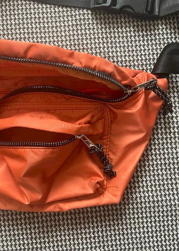 Kemerli Turuncu Çanta - Görsel 5