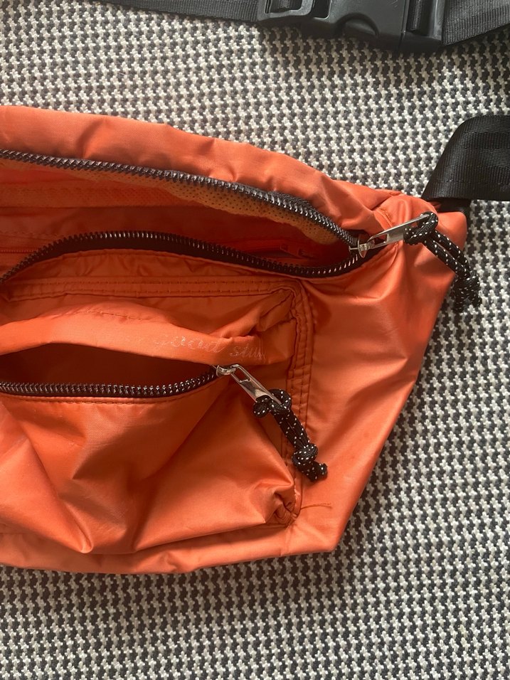 Kemerli Turuncu Çanta - Görsel 5