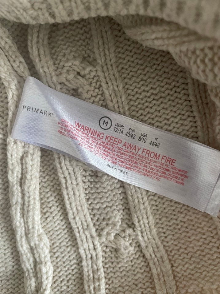 Bej Örgü Kadın Kazak - Görsel 5