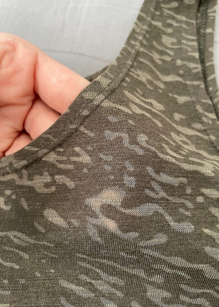 Kalın Askılı Bluz - Görsel 5