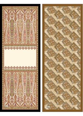 Dantel Detaylı Kahverengi Bohem Kadın Şal - Görsel 7