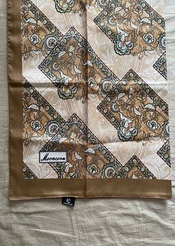 Dantel Detaylı Kahverengi Bohem Kadın Şal - Görsel 4