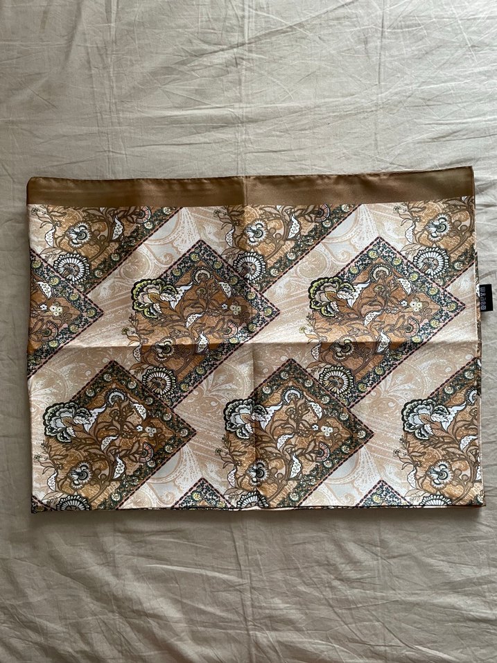 Dantel Detaylı Kahverengi Bohem Kadın Şal - Görsel 2