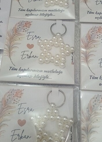 Diğer Kınalık, hediyelik, İnci yıldız anahtarlık