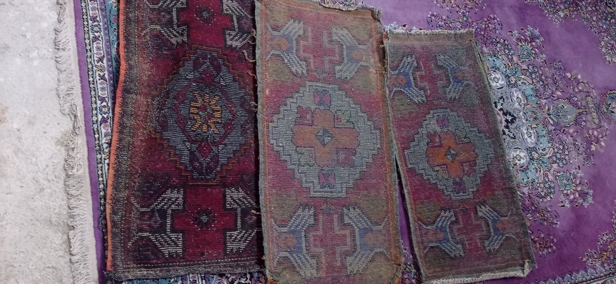 Çok Renkli Desenli Klasik Halı - Görsel 3