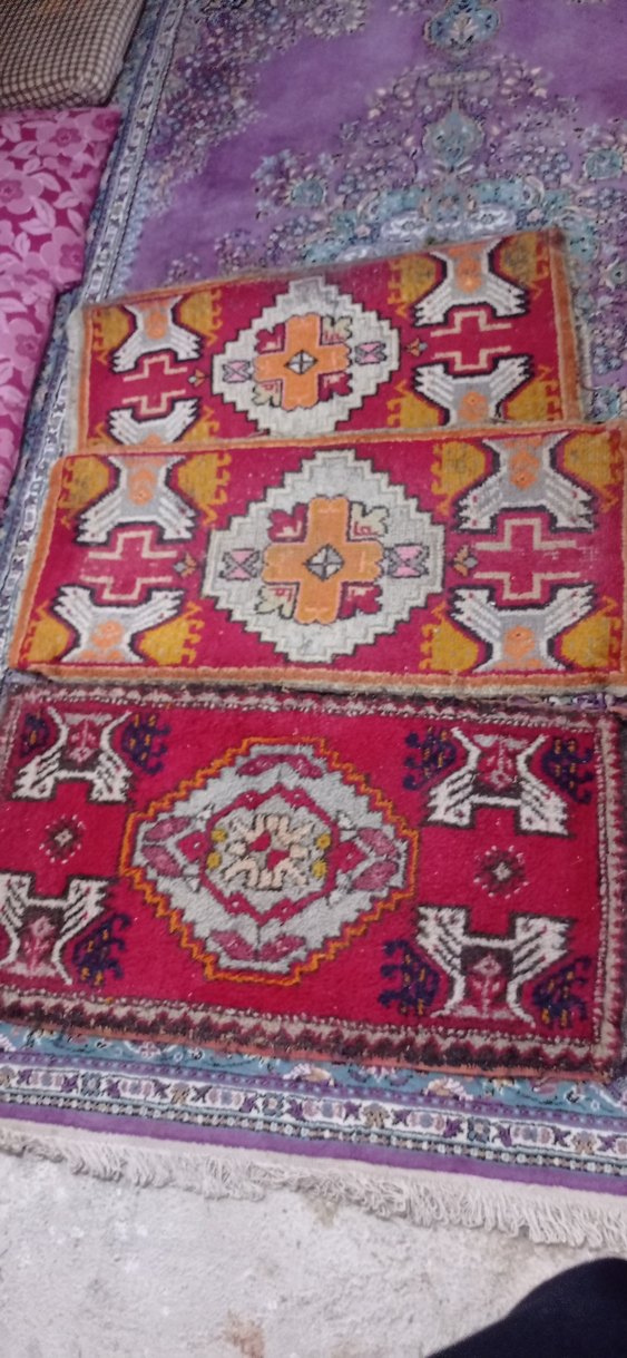 Çok Renkli Desenli Klasik Halı - Görsel 2