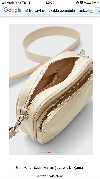 Stradivarius Stradivarius Ekru Çanta