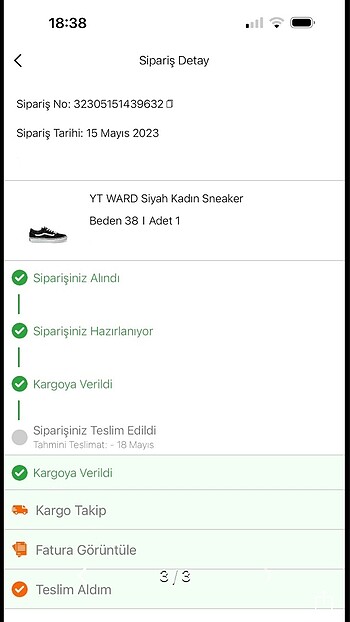 38 Beden Vans Spor Ayakkabı