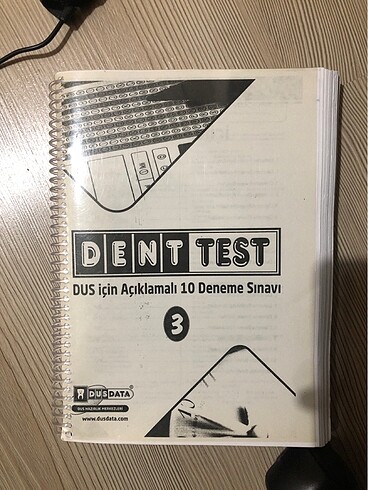 Denttest 3 Dusdata Deneme Kitabı