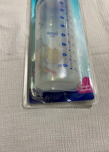 Mavi Pastel Bebek Biberonu 250 ml - Görsel 2