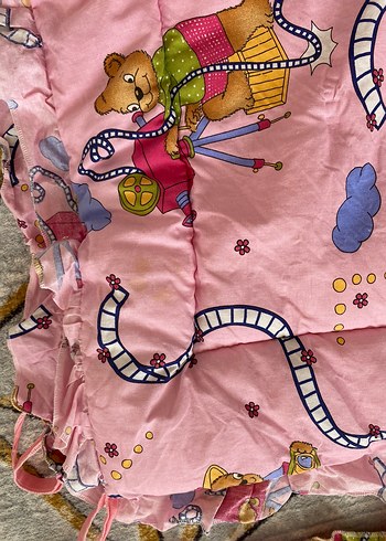 Renkli Baskılı Çocuk Uyku Seti - Görsel 5