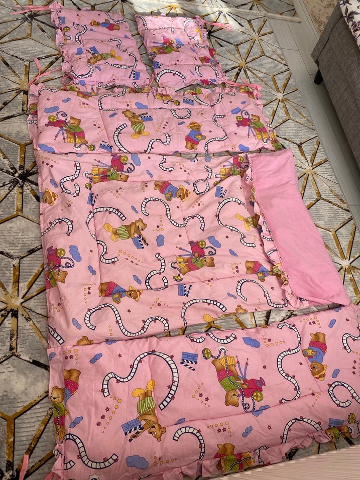 Renkli Baskılı Çocuk Uyku Seti - Görsel 2