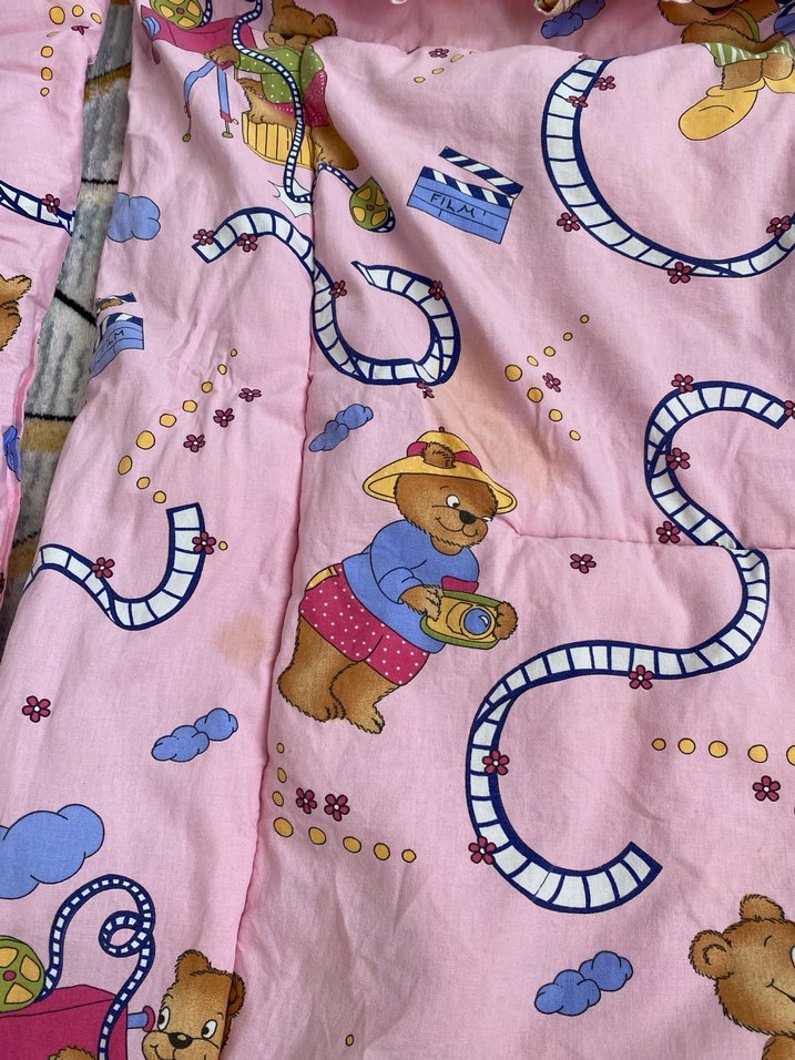 Renkli Baskılı Çocuk Uyku Seti - Görsel 3