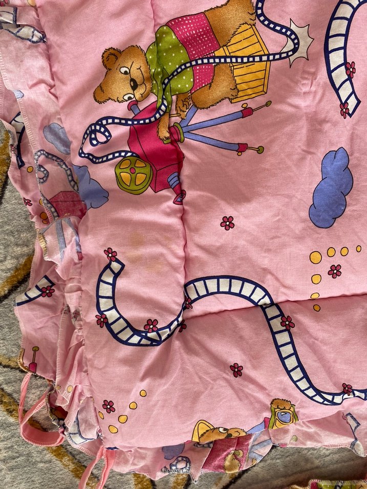 Renkli Baskılı Çocuk Uyku Seti - Görsel 5