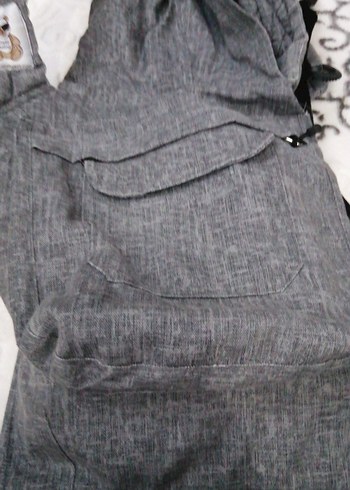 Gri Bebek Taşıyıcı Kanguru - Görsel 2