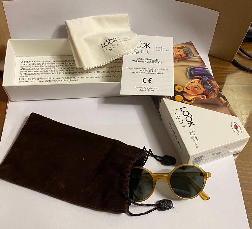 Look Retro çocuk Güneş Gözlüğü - Görsel 2