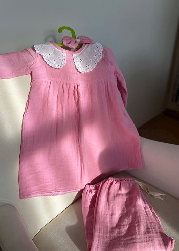 Müslin kız çocuk takım - Görsel 7