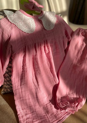 Müslin kız çocuk takım - Görsel 9