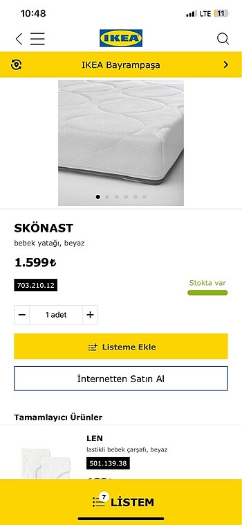 Ikea İkea beşik