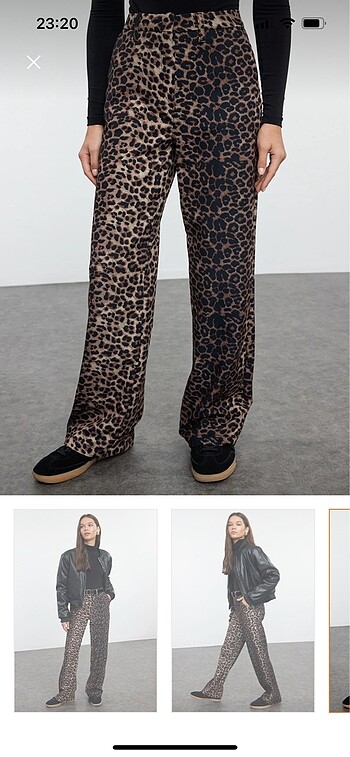 Trendyol & Milla Leopar pantolon
