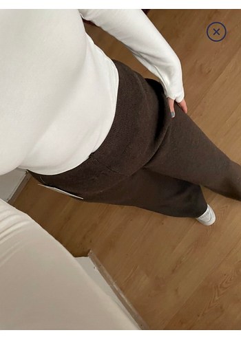 Trendyol & Milla kahverengi triko Pantolon