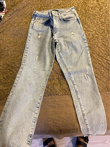 s Beden çeşitli Renk mavi jeans pantolon