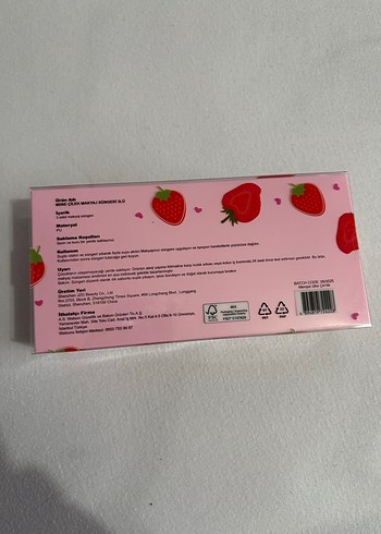 Çilek Temalı 3'lü Makyaj Süngeri Seti - Görsel 7