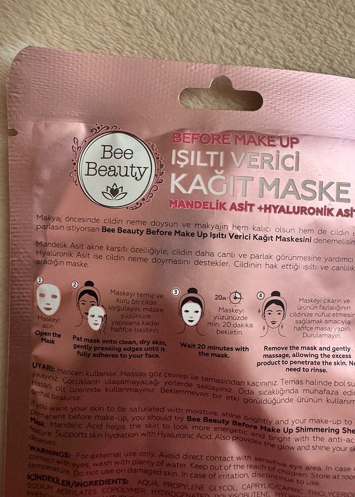Işıltı verici kağıt maske? - Görsel 3