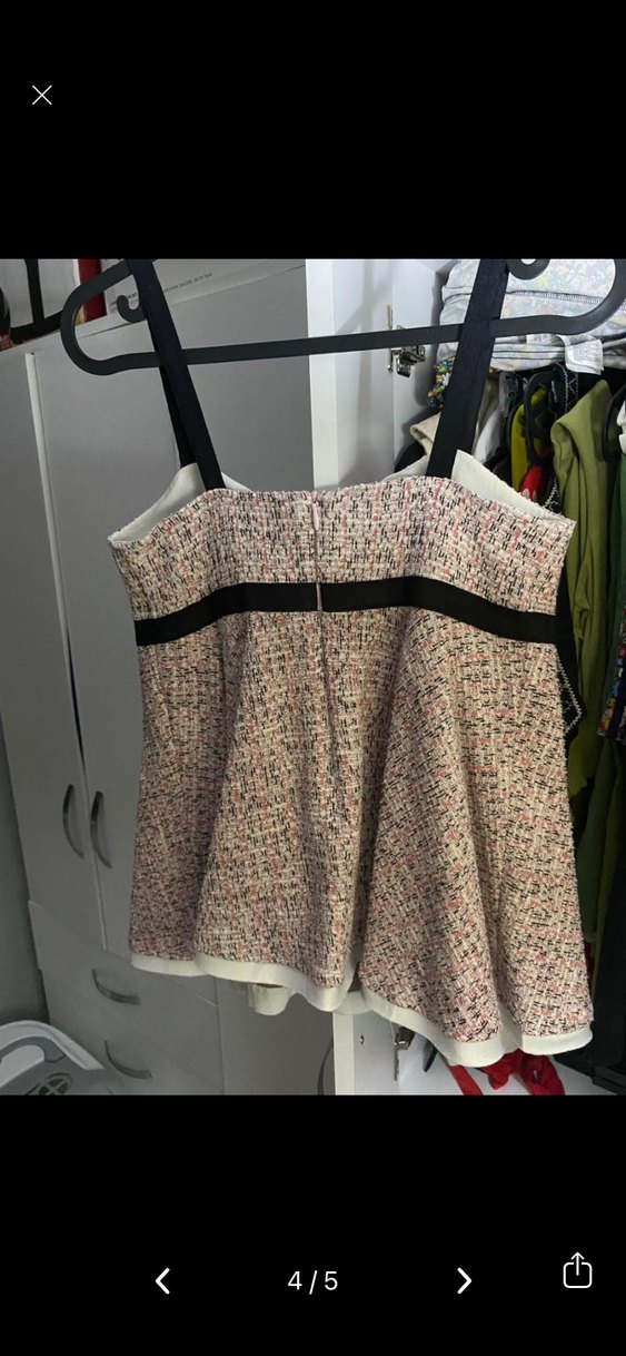 Zara askılı bluz - Görsel 3