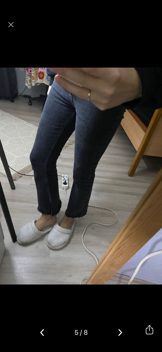 Kadın flare jeans - Görsel 3