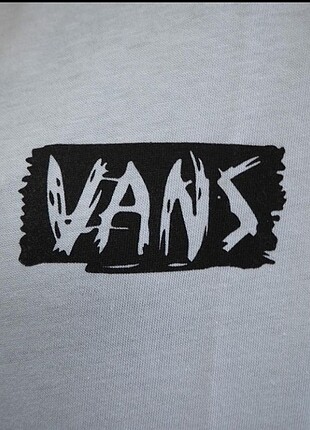 s Beden Vans baskılı beyaz tişört