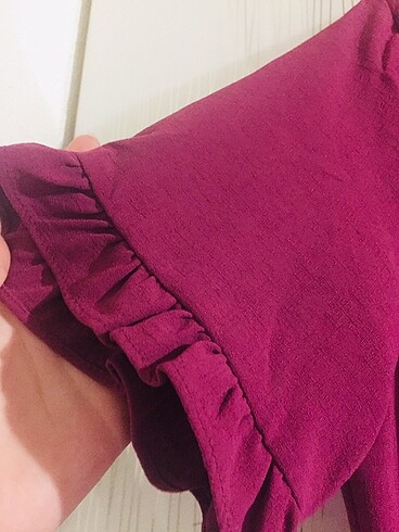 38 Beden bordo Renk Elbise