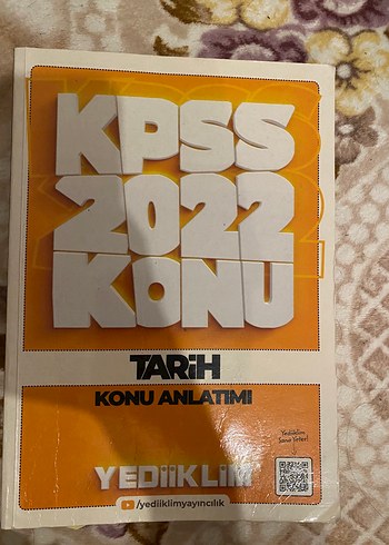 KPSS Tarih Konu Anlatımı Kitabı