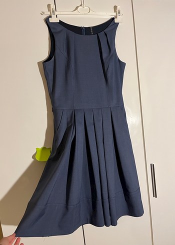 Chima Pilili Kolsuz Midi Elbise - Görsel 2