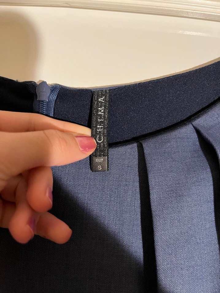 Chima Pilili Kolsuz Midi Elbise - Görsel 3